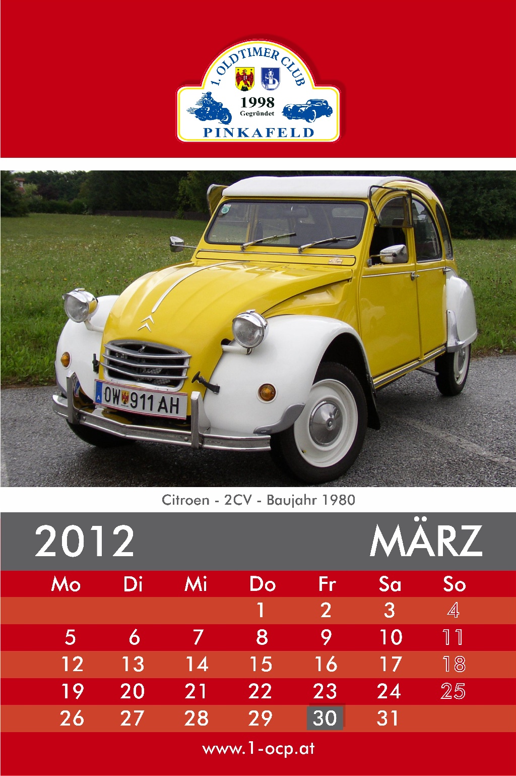 Oldtimerkalender 2012